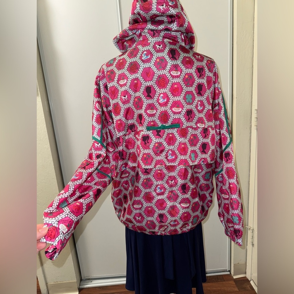 Pretty in Pink Womens Windbreaker Hooded Jacket NWT Size Small-Medium - Picture 14 of 16